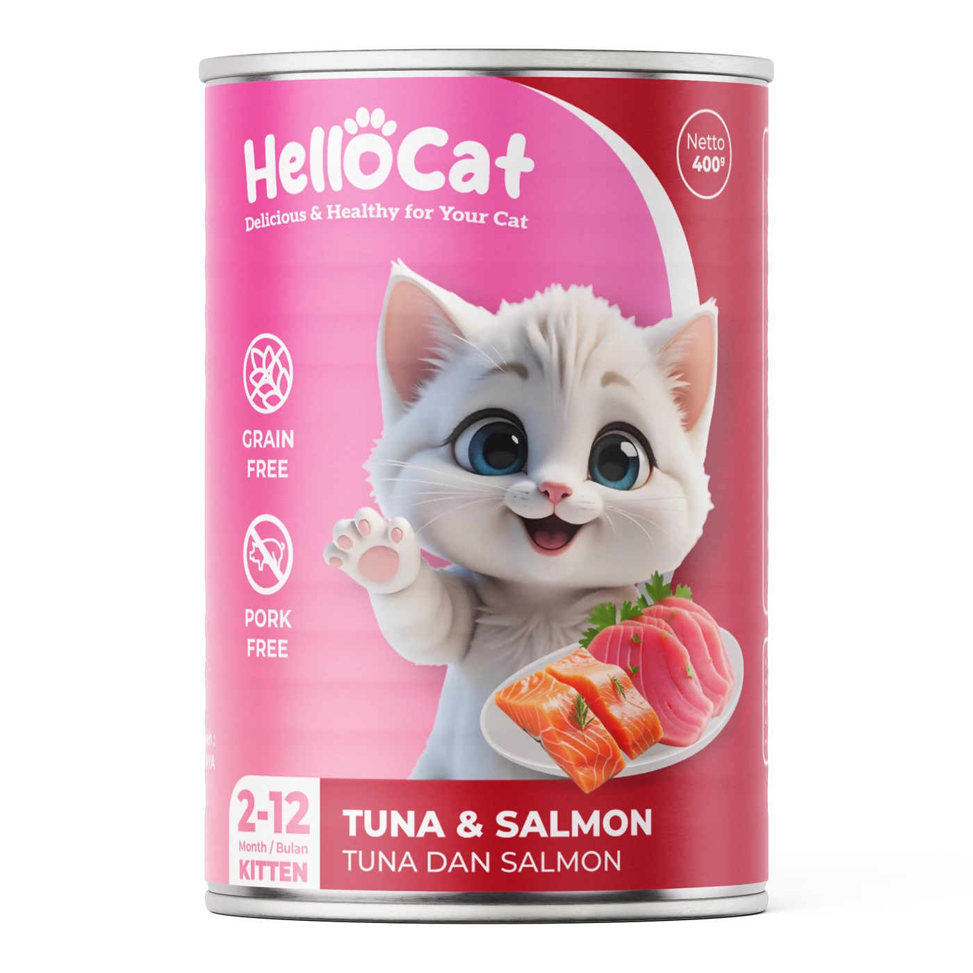 HelloCat Kitten Tuna and Salmon